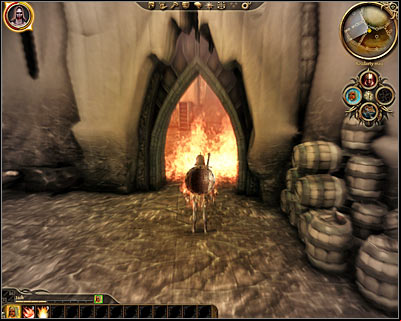Youll be dealing mostly with enemy mages in this location (M39, 1) and youll be allowed to surprise smaller groups using the camouflage feature, but sooner or later youll be forced to attack enemy units and to defeat them in direct combat - Dragon Age Origins: Lost in dreams - Main quests - Dragon Age: Origins Game Guide