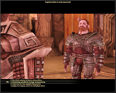 Description: Your friend Gorim (M16, 1) will inform you about an feast to celebrate the main character becoming an officer and hell also tell you that you can spend free time by visiting local merchants in the Diamond quarter or by going to the arena to watch some fights - Dragon Age Origins: The noble feast - Origin story: Dwarf noble - Diamond quarter (Prologue) - Dragon Age: Origins Game Guide