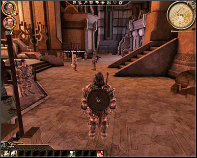 It wont take too long for you to meet your two brothers - Trian and Bhelen (M17, 2) - Dragon Age Origins: The noble feast - Origin story: Dwarf noble - Diamond quarter (Prologue) - Dragon Age: Origins Game Guide