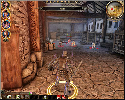 Start moving east and dont forget to inspect smaller rooms found along the way, especially since one of these areas is going to be an armory (M29, 2) - Dragon Age Origins: Arl of Redcliffe - Main quests - Dragon Age: Origins Game Guide