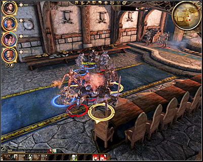 Eliminate all the monsters and once its safe talk to Sir Perth (M30, 3) - Dragon Age Origins: Arl of Redcliffe - Main quests - Dragon Age: Origins Game Guide