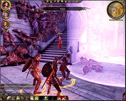 When you get to the last room of this level (M34, 10) youll automatically trigger a conversation with Cullen - Dragon Age Origins: Broken circle - Main quests - Dragon Age: Origins Game Guide
