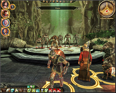 Thankfully even if you do manage to kill the Gatekeeper you wont turn all the other werewolves hostile towards you and youll still be allowed to choose between several endings during your conversation with the Lady of the Forest (M46, 5) - Dragon Age Origins: Nature of the beast - Main quests - Dragon Age: Origins Game Guide