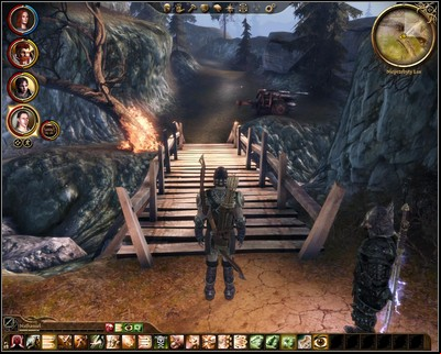 Couple of meters and you will see Velanna for the first time. - Walkthrough - Main Quests part 1 - Walkthrough - Dragon Age: Origins - Awakening - Game Guide and Walkthrough