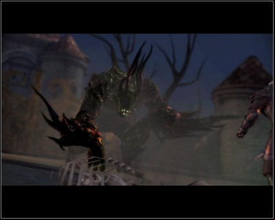 A monsters from the abyss will help the baroness in the battle. - Walkthrough - Main Quests part 1 - Walkthrough - Dragon Age: Origins - Awakening - Game Guide and Walkthrough