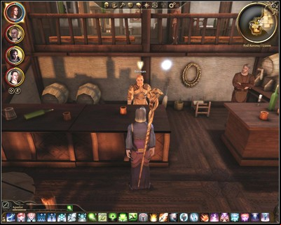 It is better to use your persuasion skills rather that threatening. - Walkthrough - Amaranthine - Side Quests - Dragon Age: Origins - Awakening - Game Guide and Walkthrough