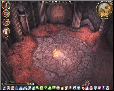 You have to put 4 crystals to the tower to activate it. - Walkthrough - Lair of the Mother - Side Quests - Dragon Age: Origins - Awakening - Game Guide and Walkthrough