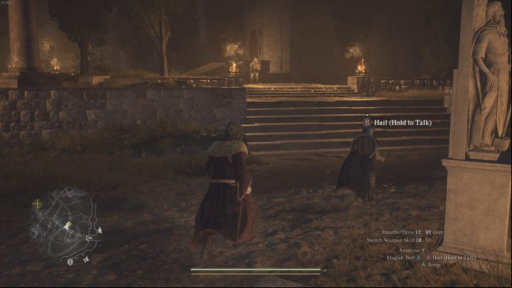 As you enter the palace territory, you'll be greeted by Sonia, a guard and a trusted associate of Brant - Dragons Dogma 2: How to steal the queens letter? - Quests - Dragons Dogma 2 Guide