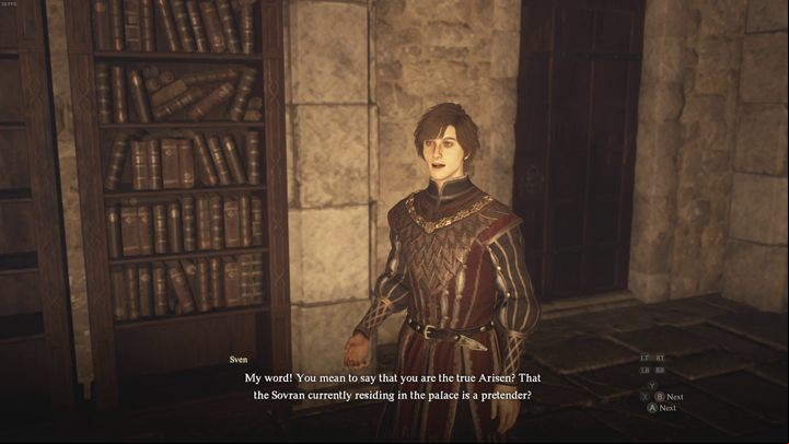 Inside, you'll find what you came for - a fragment of the queen's letter lying on the desk - Dragons Dogma 2: How to steal the queens letter? - Quests - Dragons Dogma 2 Guide
