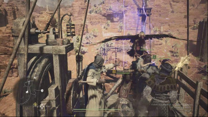 Like Oxcarts, the ropeway isn't a completely safe means of transport - Dragons Dogma 2: How to use the ropeway? - Exploration - Dragons Dogma 2 Guide