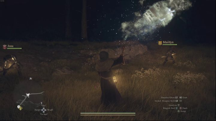 The enemies levitate above the ground and their movements are quick, so to fight them we recommend employing a team member who specializes in ranged combat (mage or archer) - Dragons Dogma 2: How to complete the Saint of the Slums task? - Quests - Dragons Dogma 2 Guide