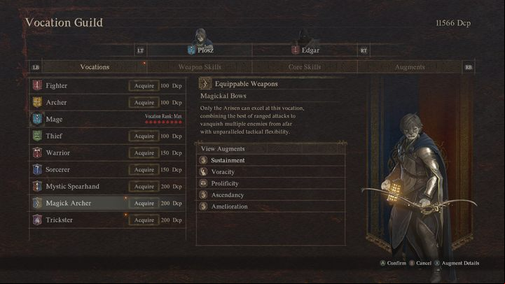 In the later stages of the game, you will gradually unlock new vocations called hybrid vocations - Dragons Dogma 2: How to change vocation? - Vocations - Dragons Dogma 2 Guide