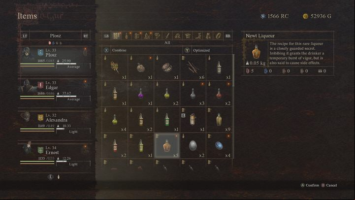 Newt Liqueur is a rather rare item in the world of DD2 and getting as many as 3 bottles can cause some trouble - Dragons Dogma 2: How to unlock the Warfarer vocation? - Vocations - Dragons Dogma 2 Guide