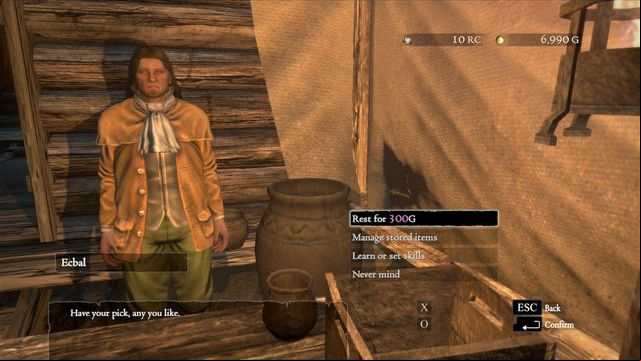 Ecbal - he is the innkeeper in The Encampment - Inns and outposts - Basic information - Dragons Dogma - Game Guide and Walkthrough