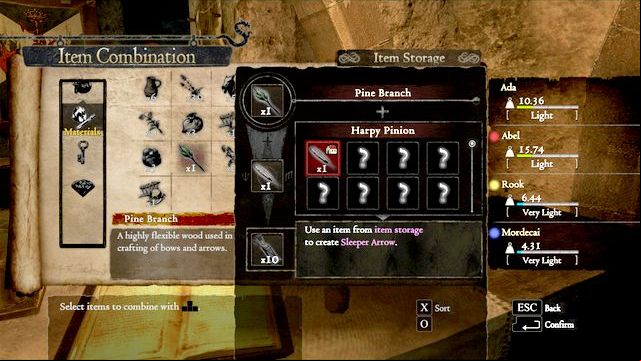 Crafting screen - Crafting - Items - Dragons Dogma - Game Guide and Walkthrough