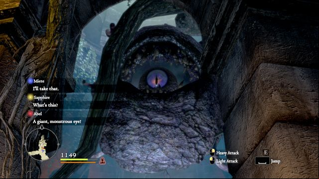 Gazer - the first of the larger bosses - Shrine of Futile Truth - Walkthrough - Dragons Dogma - Game Guide and Walkthrough
