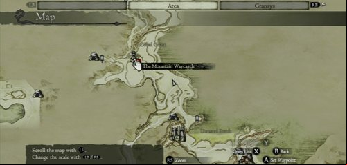 Leave the Encampment by the east exit and run towards the Mountain Waycastle - Off With Its Head - Act I - Dragons Dogma - Game Guide and Walkthrough