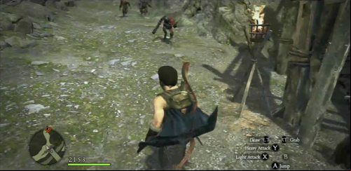 Just behind the bridge and the gate there are Goblins - Off With Its Head - Act I - Dragons Dogma - Game Guide and Walkthrough