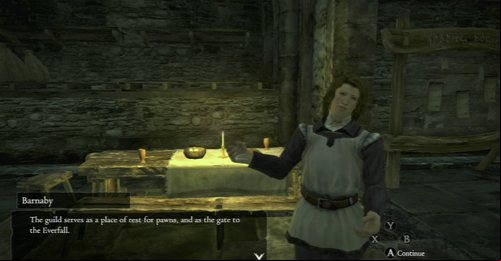 Keep Barnaby talking in order to help Pawns with their problems - Lure of the Abyss - Act I - Dragons Dogma - Game Guide and Walkthrough