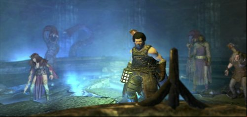 Some weird snakes will come from under the ground - Lure of the Abyss - Act I - Dragons Dogma - Game Guide and Walkthrough