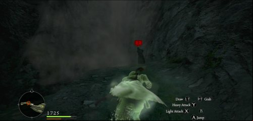 Under the last waterfall there is a monk, Haslett - The Watergods Altar - Act II - Dragons Dogma - Game Guide and Walkthrough
