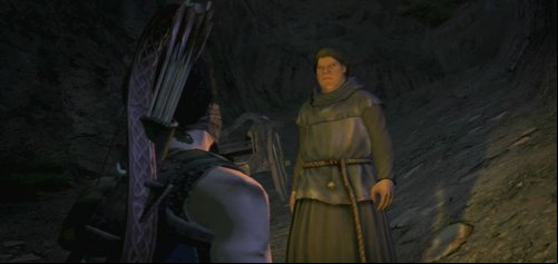 Having collected all the slates, go back to the monk to finish the quest - The Watergods Altar - Act II - Dragons Dogma - Game Guide and Walkthrough