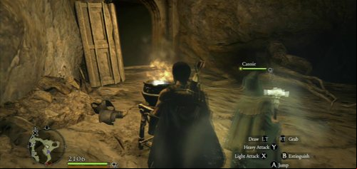 Further in the underground you'll keep finding torches - light them up so as not to fight in darkness - Seeking Salvation - Act II - Dragons Dogma - Game Guide and Walkthrough