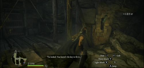 Take the elevator down - simply use the switch - Seeking Salvation - Act II - Dragons Dogma - Game Guide and Walkthrough