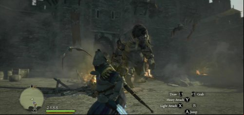 Once you cross the keep's gate, you'll see fleeing cultists - Deny Salvation - Act VI - Dragons Dogma - Game Guide and Walkthrough