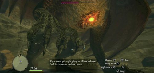 Now you process to the proper, the longest part of the battle - a regular battle under regular conditions - Dragon (Grigori) - Act VI - Dragons Dogma - Game Guide and Walkthrough