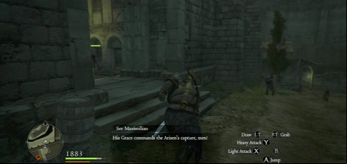 Flee the castle and head for the market - A Warm Welcome - Endgame - Act VII - Dragons Dogma - Game Guide and Walkthrough