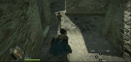 To convince Pip to agree, you need to chase after him all around the city - catch up with him and grab him when you're close - Land of Opportunity - Act I - Dragons Dogma - Game Guide and Walkthrough