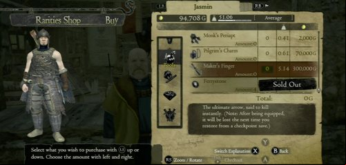 The quest requires you to bring the Pilgrim's Charm from the Catacombs - A Parting Gift - Act II - Dragons Dogma - Game Guide and Walkthrough