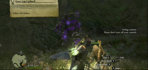 A Golem will be woken up in the area - Witch Hunt - Act II - Dragons Dogma - Game Guide and Walkthrough