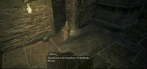 Escort Aelinore to the exit, killing guards - Duchess In Distress - Act III and further - Dragons Dogma - Game Guide and Walkthrough