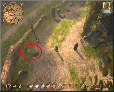 A grave to dig. - Nadoret - for Mages | Main quests - Main quests - Drakensang: The River of Time Game Guide