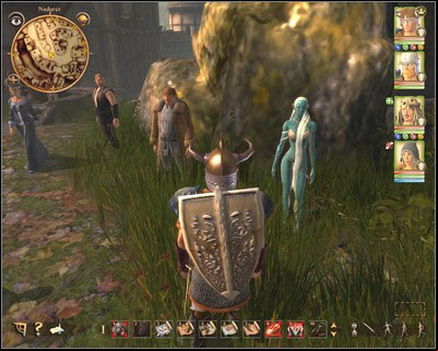 The water nymph and a greedy merchant. - Nadoret 4 (After the quest 33. Hidden harbor) | Side quests - Side quests - Drakensang: The River of Time Game Guide