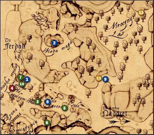 1 - M4 Nadoret - north - Maps - Drakensang: The River of Time Game Guide