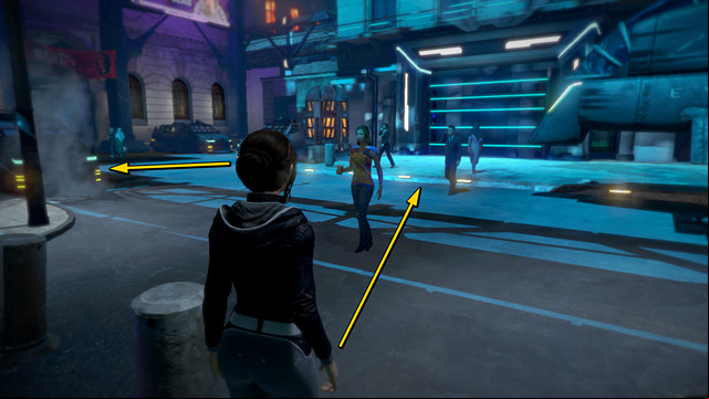 Go forward (to the end of Kaprova Street), when you come to the big hovercraft turn left through the small age, and then again left - Meet up with Baruti Maphane - Chapter Two: Awakenings - Europolis - Dreamfall: Chapters - Game Guide and Walkthrough
