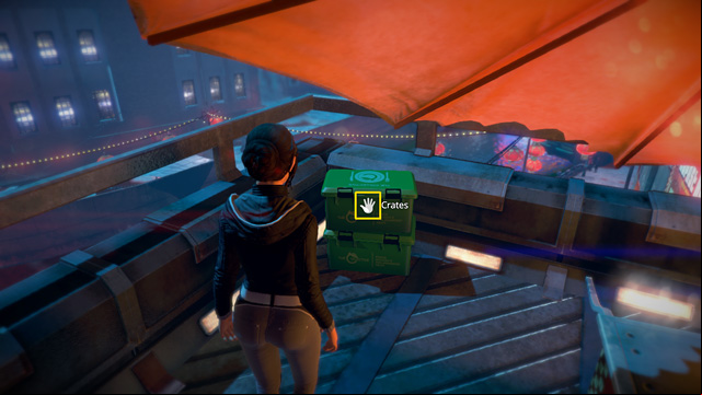 Close to the green crates - Find Nela - Chapter Two: Awakenings - Europolis - Dreamfall: Chapters - Game Guide and Walkthrough