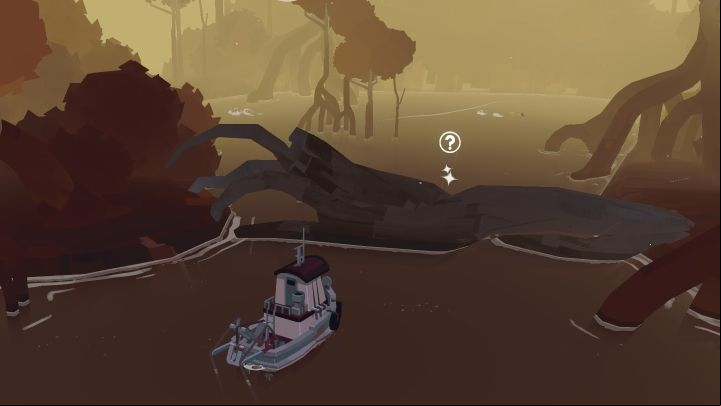 To reach the fishing spot you must first blow up the Debris pictured above - Dredge: Recording Rarities - Pursuits - Dredge Guide