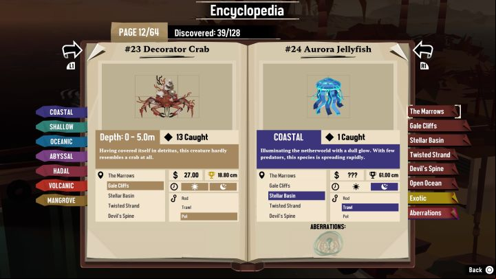 Obtaining the Aurora Jellyfish is a part of the Pursuit quest called Research Assistant - it is given to you by a Researcher from the Old Fortress in Stellar Basin - Dredge: How to catch Aurora Jellyfish? - FAQ - Dredge Guide