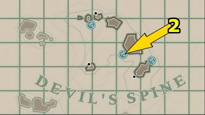 The second Tablet is located in the ruins by Devil's Spine's largest island - Dredge: Stone Tablets - Pursuits - Dredge Guide