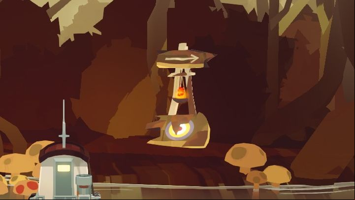 If you're having problems with finding the right way, use the signposts that lead directly to Camp - Dredge: The Bitter End - Pursuits - Dredge Guide