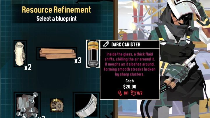 Dark Canister is on the tier 2 schematics list for the Foundry - Dredge The Iron Rig: How to get Dark Canisters? - FAQ - Dredge Guide