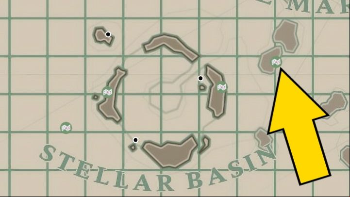 Scrap of Paper #1 can be found by searching a chest in the shipwreck located on a small island south from Stellar Basin main archipelago - Dredge: All Scraps of Paper map - Secrets and Collectibles - Dredge Guide