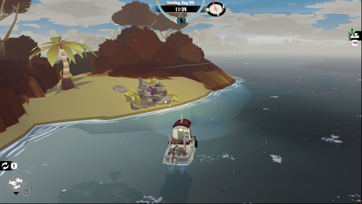 After some successful fishing you can return to the Purple Hooded Figure and give them the spoils - Dredge: Figure in Purple - Pursuits - Dredge Guide