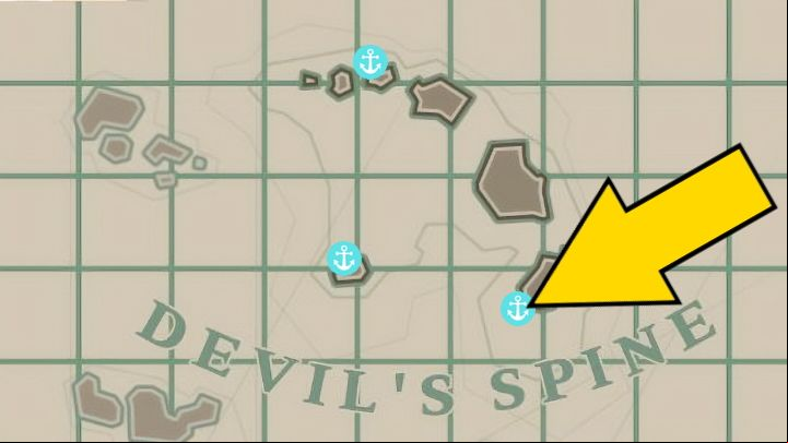 Charred Pontoon in the Devil's Spine area - Dredge: Where to get Refined Metal? - FAQ - Dredge Guide