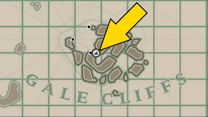 The Rusted Music Box is located in the Gale Cliffs, right next to the Ruins dock - Dredge: The Collector - Pursuits - Dredge Guide