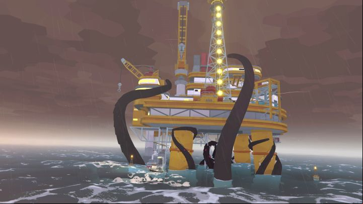 6 - Dredge The Iron Rig: How to defend the rig from the tentacle creature? - FAQ - Dredge Guide